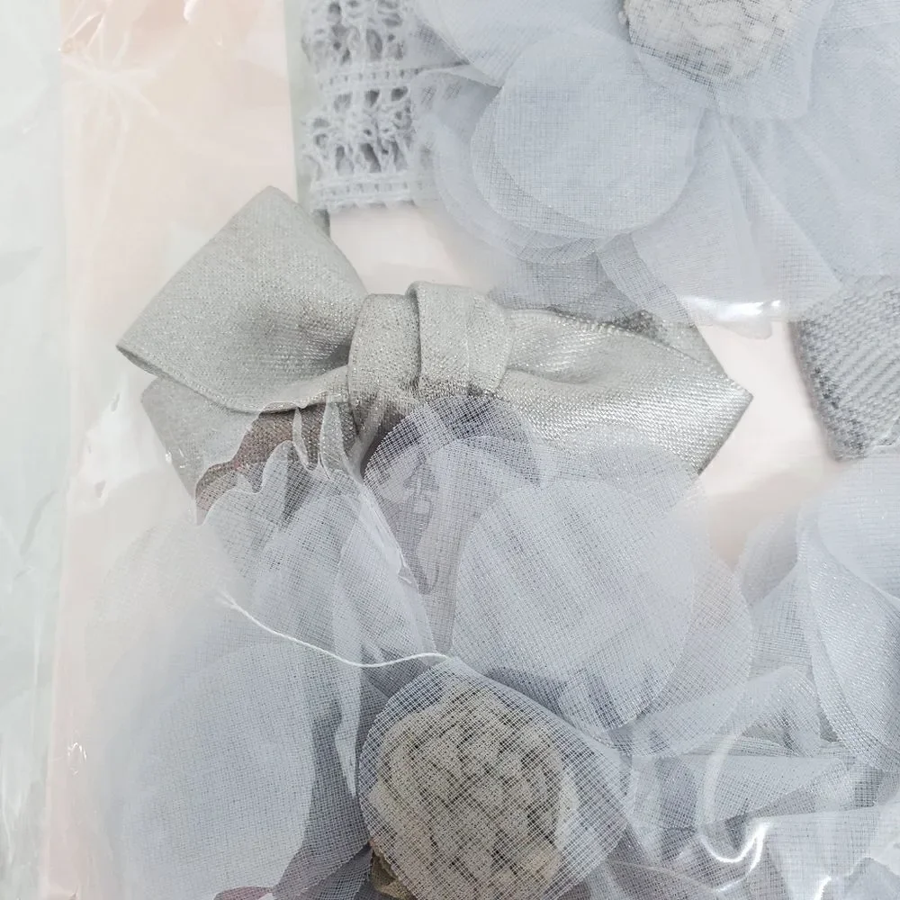 NIB Chicbaby Gray Hair Accessories & Socks
